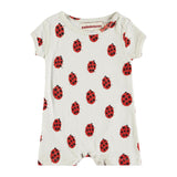 Organic Cotton Lady Bug Romper