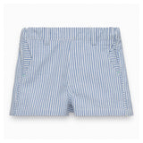 Baby Boys Ocean Blue Striped Shorts