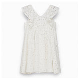 Girls White Broderie Anglaise Dress