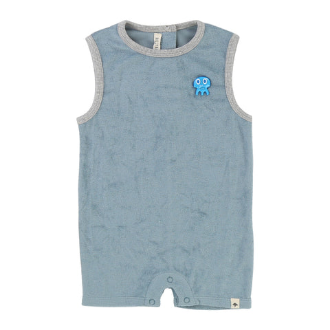 Baby Boys Sleeveless Terry Shortalls