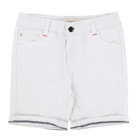 Boys Rolled-Cuffs Denim Shorts