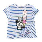 Baby Striped Ice Cream Panda Tee