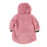 Baby Girls Hooded Reversible Puffer Coat