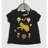 Baby Girls' Black T-shirt