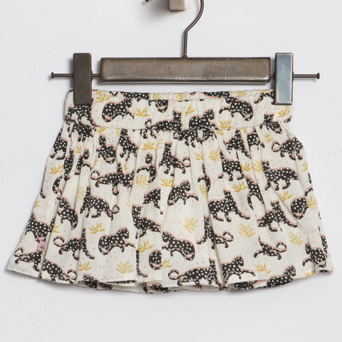 Girls' All Over Tiger Print Skirt