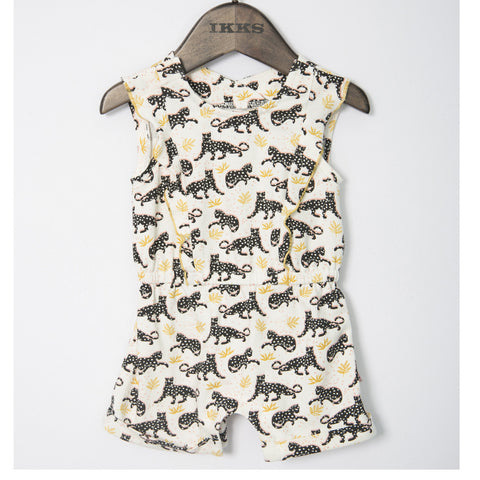 Baby Girl Tiger Short Romper