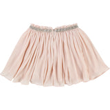 Girls Pleated Skirt with Beading Around Waist