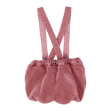 Baby Corduroy Bloomers with Adjustable Suspenders