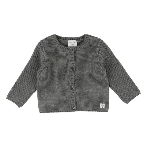 Baby Grey Knit Cardigan