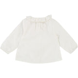 Baby Long Sleeve Blouse with Ruffle Collar