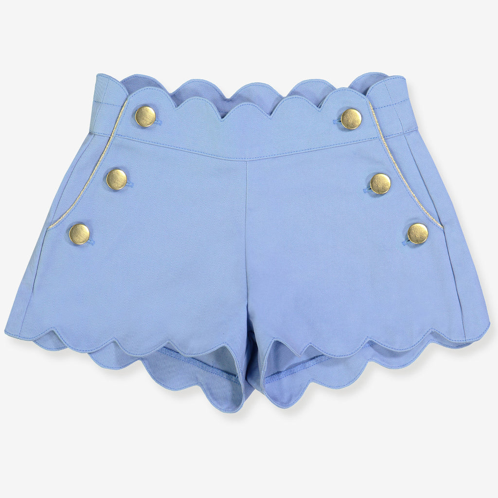 Girls Berthe Shorts - Porcelaine Blue