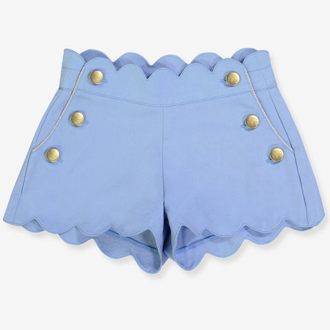 Girls Berthe Shorts - Porcelaine Blue