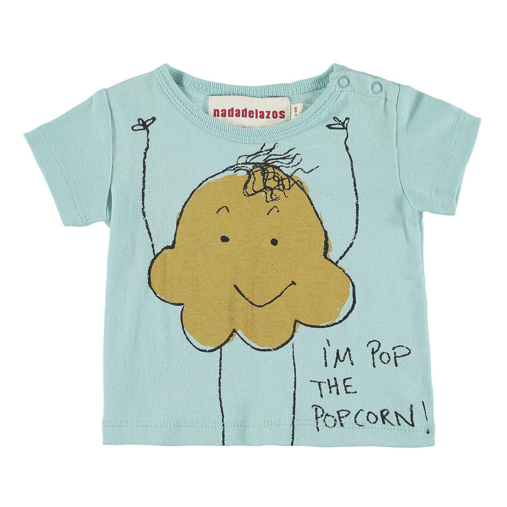 Baby Organic Cotton Mr. Pop the Popcorn T-shirt