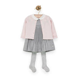 Baby Girls Pale Pink Floral Cardigan