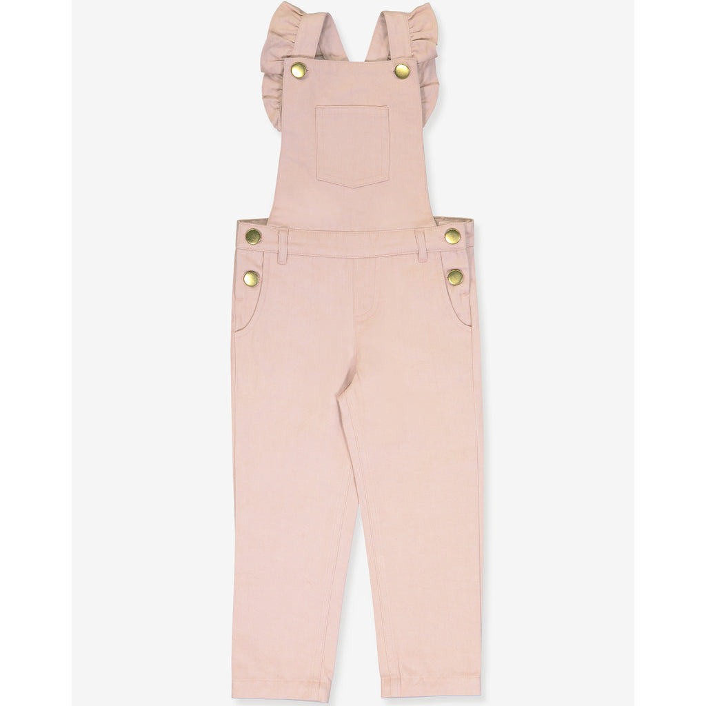 Girls Georgette Overall - Powder Rose