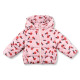 Baby Girls Ladybug Print Puffer Jacket