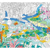 Large Coloring Poster - Jungle