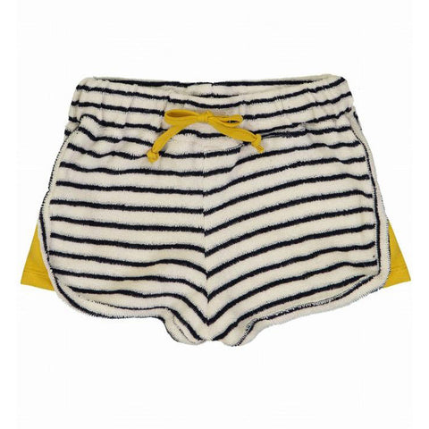 Love Boat Striped Looped Fleece Shorts