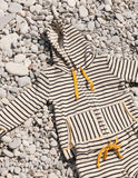 Love Boat Striped Looped Fleece Shorts