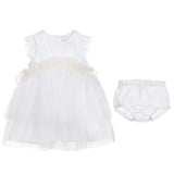 Girls White Tulle Dress