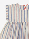 Pierrette Baby Top - Blue and Red Stripes