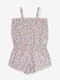 Girls Sissi Jumpsuit - Fushia Flowers Print