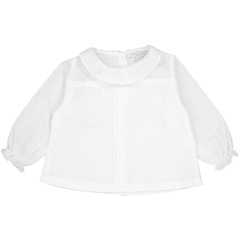 Girls Suzon Blouse - Chalk