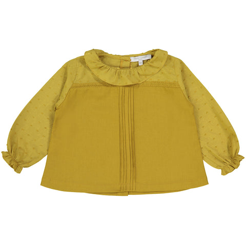 Girls Suzon Blouse - Curry