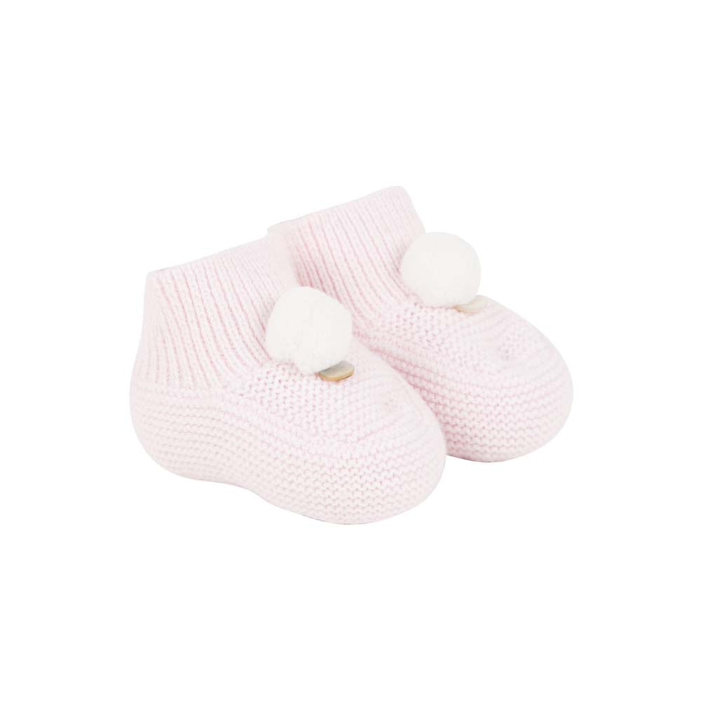 Sweet Pale Pink Bootees