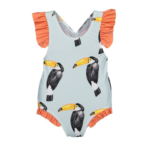 Girls Tucan Swimsuit