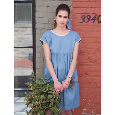 Women's Verlaine Dress - Cotton Denim